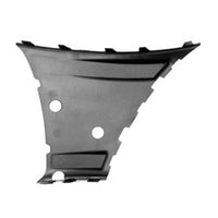 BUMPER LOWER AIR SHIELD FR LH (OUTER PIECE) MATTE BLACK W/AMG