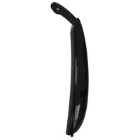 GRILLE MOLDING FR LH OUTER BRIGHT BLACK ASA PLASTIC TRIM