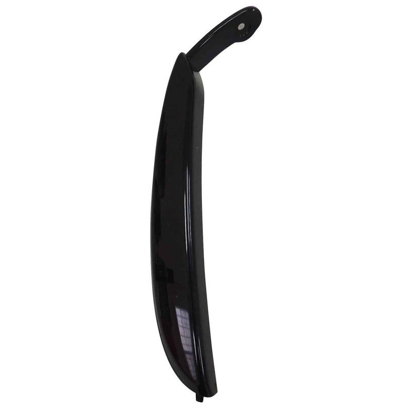 GRILLE MOLDING FR RH OUTER BRIGHT BLACK ASA PLASTIC TRIM