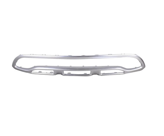 BUMPER MOLDING FR CENTER (BUMPER GRILLE SURROUND) SATIN CHROME W/O AMG
