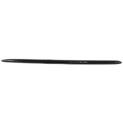GRILLE MOULDING LH UPPER PTD BRIGHT BLACK W/CARBON PKG
