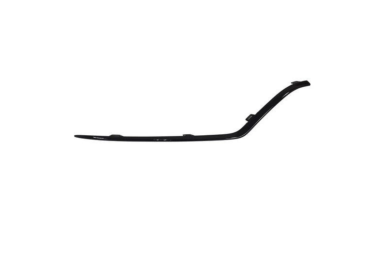 BUMPER MOLDING FR RH BRIGHT BLACK W/AMG