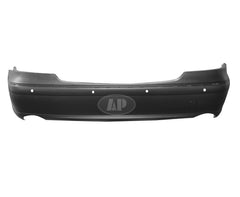BUMPER RR PRIMED W/SENSOR W/O AMG PKG W/SPORT W/DUAL EXHT SDN CAPA
