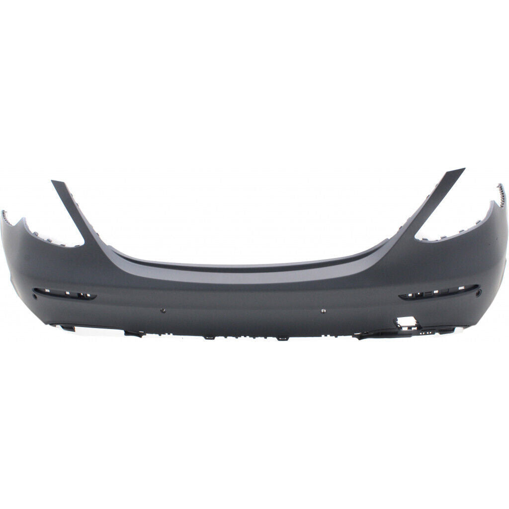 BUMPER RR PRIMED PTM FOR SPRT/AMG W/O MOLDING GROOVES W/ 6 ACTIVE PARK ASSIST SENSOR CAPA