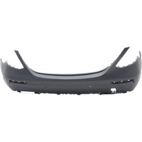BUMPER RR PRIMED PTM FOR SPRT/AMG W/O MOLDING GROOVES W/ 6 ACTIVE PARK ASSIST SENSOR