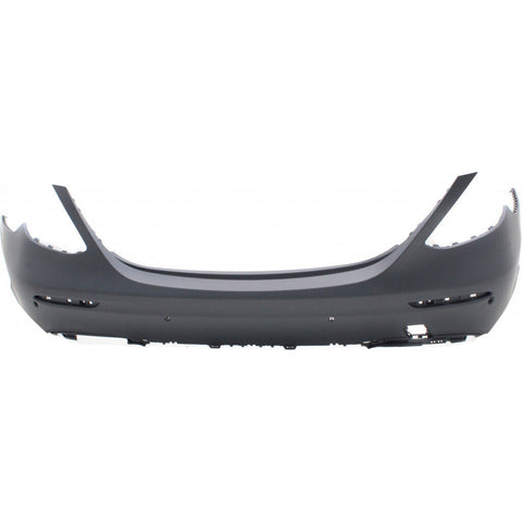 BUMPER RR PRIMED PTM FOR SPRT/AMG W/O MOLDING GROOVES W/ 6 ACTIVE PARK ASSIST SENSOR CAPA
