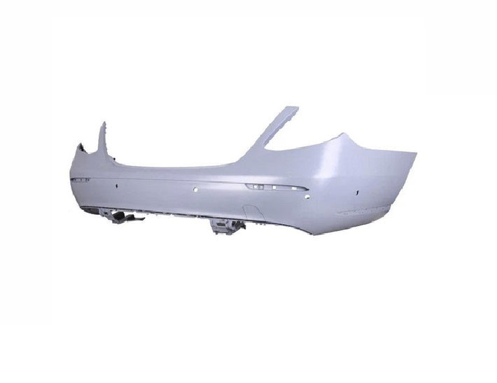 BUMPER RR PRIMED PTM FOR SDN W/LUXURY PKG / MOLDING GROOVES/ 6 PARK ASSIST SENSOR