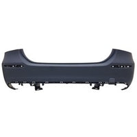 BUMPER RR PRIMED W/TOW HOOK COVERS W/O SENSOR/AMG
