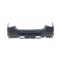 BUMPER RR PRIMED PTM W/PARK ASSIST SENSOR/ AMG