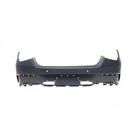 BUMPER RR PRIMED PTM W/PARK ASSIST SENSOR/ AMG