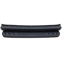 BUMPER RR TEXTURED DARK GRAY / BLACK W/STEP W/O HITCH / PARK ASSIST SENSOR