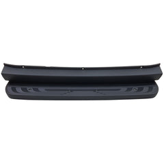 BUMPER RR TEXTURED DARK GRAY / BLACK W/STEP W/O HITCH / PARK ASSIST SENSOR