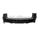 BUMPER RR UPPER PRIMED PTM W/REFLECTOR/PARK ASSIST SENSOR/SPRT CAPA — photo 1