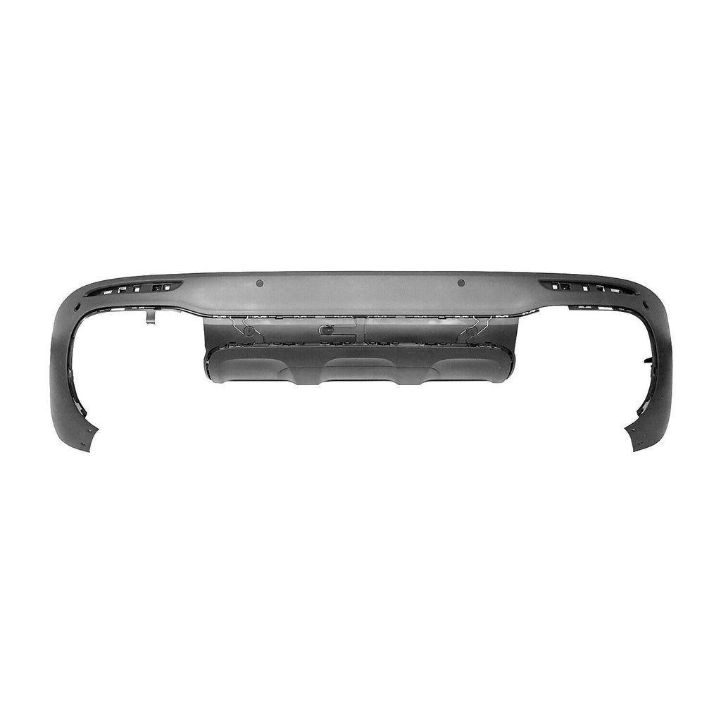 BUMPER RR LOWER TEXTURED BLACK W/4 PARK ASSIST SENSOR W/O AMG
