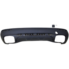 BUMPER RR LOWER TEXTURED BLACK W/TOW HOOK / 4 PARK ASSIST SENSOR W/O AMG