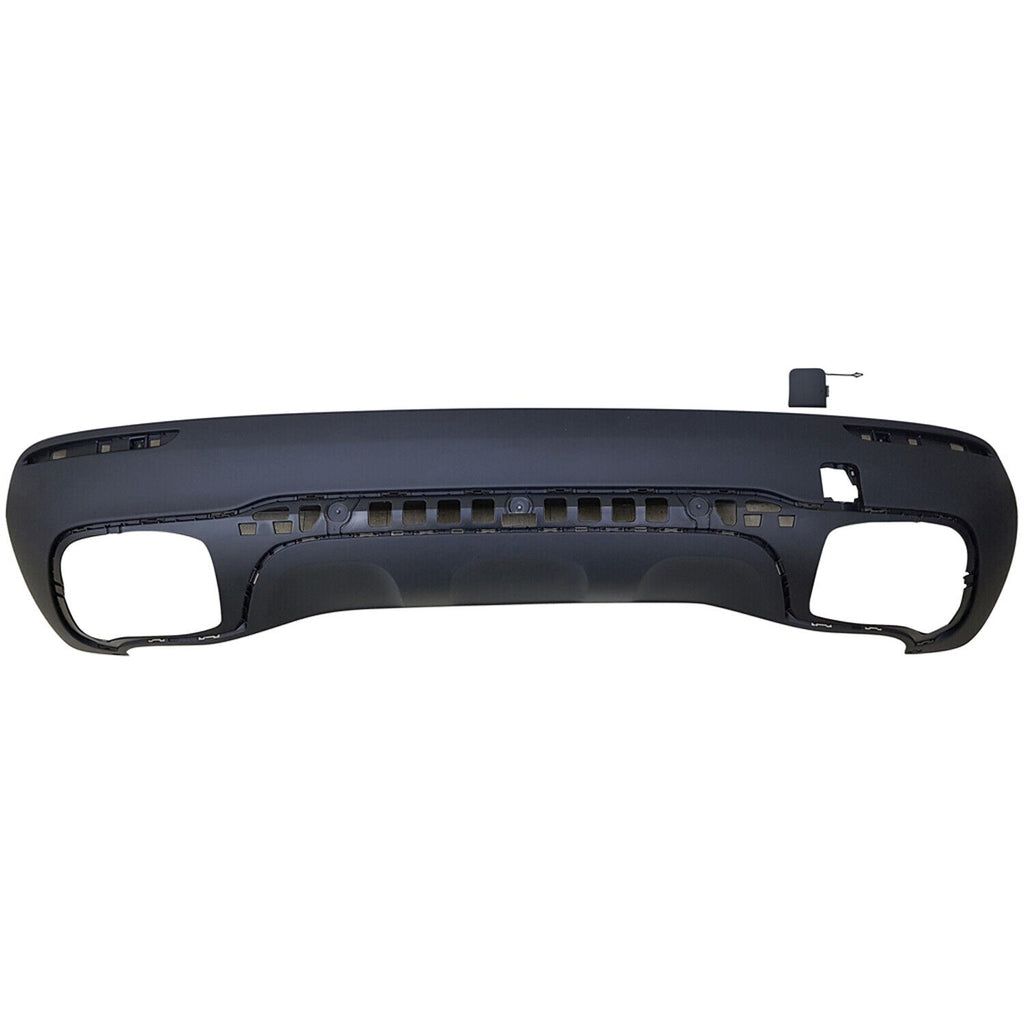 BUMPER RR LOWER TEXTURED BLACK W/TOW HOOK W/O PARK ASSIST/AMG