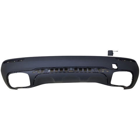 BUMPER RR LOWER TEXTURED BLACK W/TOW HOOK W/O PARK ASSIST/AMG