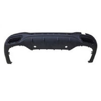 BUMPER RR LOWER TEXTURED BLACK W/AMG
