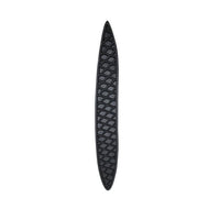 BUMPER MOLDING (VERTICAL INSERT) RR LH TEXTURED BLACK W/AMG