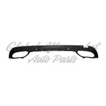 BUMPER LOWER RR W/O AMG CARBON FIBER TEXTURE BLACK — photo 1