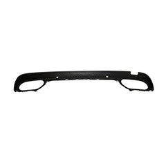BUMPER LOWER RR W/O AMG CARBON FIBER TEXTURE BLACK