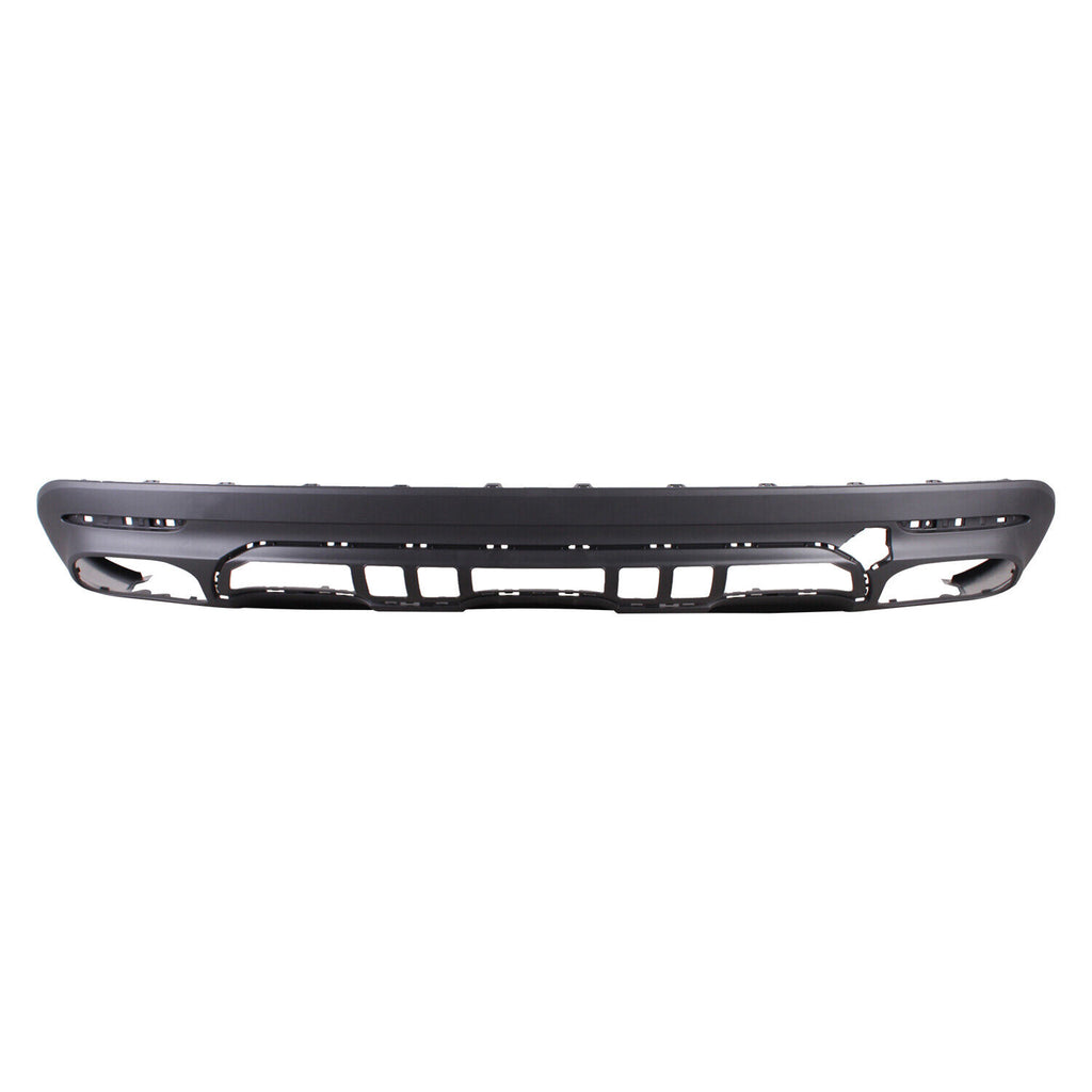 BUMPER RR LOWER MATTE DARK GRAY W/O PARK ASSIST SENSOR / TRAILER HITCH / AMG CAPA