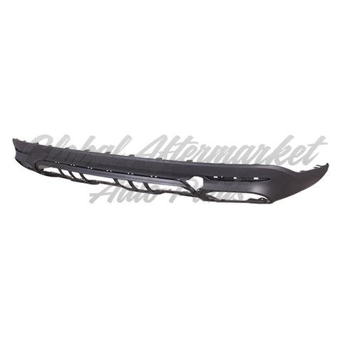 BUMPER RR LOWER MATTE DARK GRAY W/TRAILER HITCH W/O PARK ASSIST SENSOR / AMG