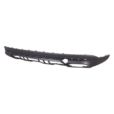 BUMPER RR LOWER MATTE DARK GRAY W/TRAILER HITCH W/O PARK ASSIST SENSOR / AMG CAPA
