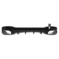 BUMPER RR LOWER BRIGHT BLACK W/TOW HOOK W/O AERODYNAMIC PKG