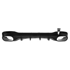 BUMPER RR LOWER BRIGHT BLACK W/TOW HOOK W/O AERODYNAMIC PKG
