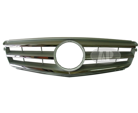 GRILLE CHROME/SILVER W/O AMG PKG W/SPORT PKG
