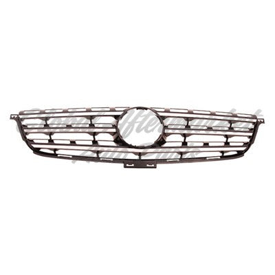 GRILLE BLACK W/CHROME MLDG W/O EMBLEM
