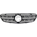 GRILLE FR MATTE BLACK W/O MOLDINGS/EMBLEM/BASE / CAMERA/AMG — photo 1