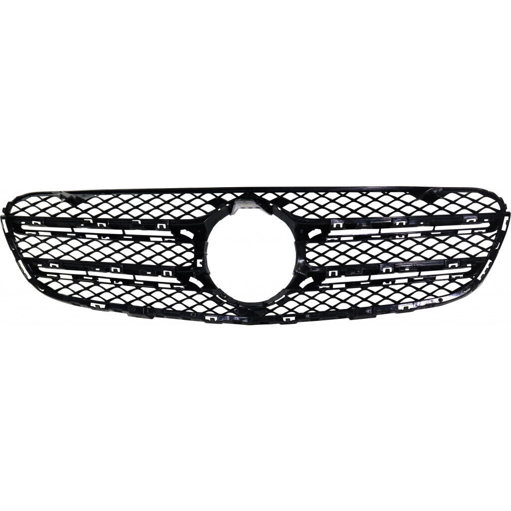 GRILLE FR MATTE BLACK W/O MOLDINGS/EMBLEM/BASE / CAMERA/AMG