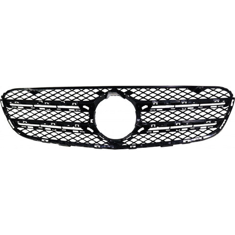 GRILLE FR MATTE BLACK W/O MOLDINGS/EMBLEM/BASE / CAMERA/AMG