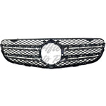 GRILLE FR MATTE BLACK W/CAMERA W/O AMG/MOLDING/EMBLEM/BASE — photo 1
