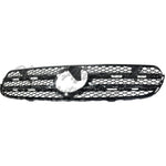 GRILLE FR MATTE BLACK W/CAMERA W/O AMG/MOLDING/EMBLEM/BASE — photo 2
