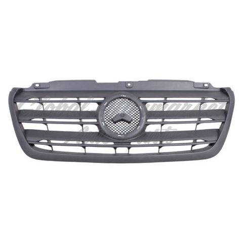 GRILLE FR BLACK W/O CHROME TRIM