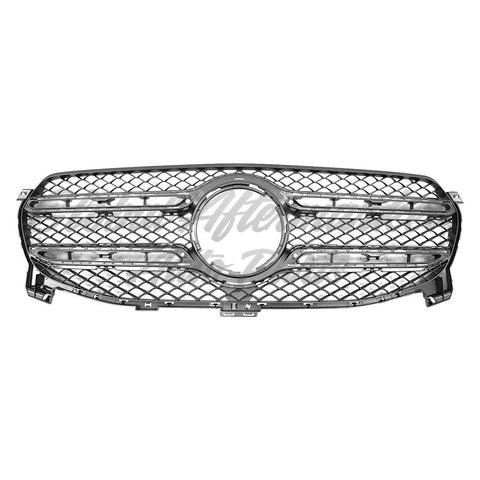 GRILLE FR TEXTURED BLACK W/ADAPTIVE CRUISE W/O CAMERA/AMG