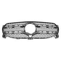 GRILLE FR TEXTURED BLACK W/CAMERA/ADAPTIVE CRUISE W/O AMG