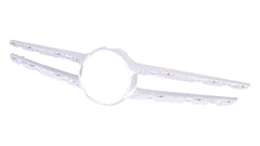 GRILLE MOULDING W/CAMERA HOLE/MOULDING HOLE SILVER GRAY