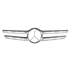 GRILLE MOLDING FR CENTER PTD SILVER W/ADAPTIVE CRUISE W/O CAMERA