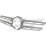 GRILLE MOLDING FR CENTER PTD SILVER W/CAMERA/ADAPTIVE CRUISE — photo 4