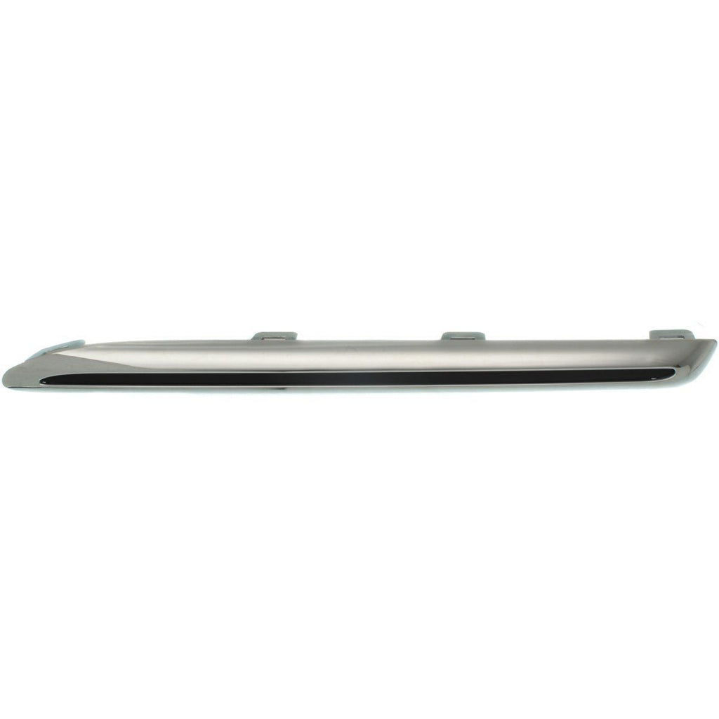 GRILLE MOLDING LH UPPER CHROME W/SPRT PKG