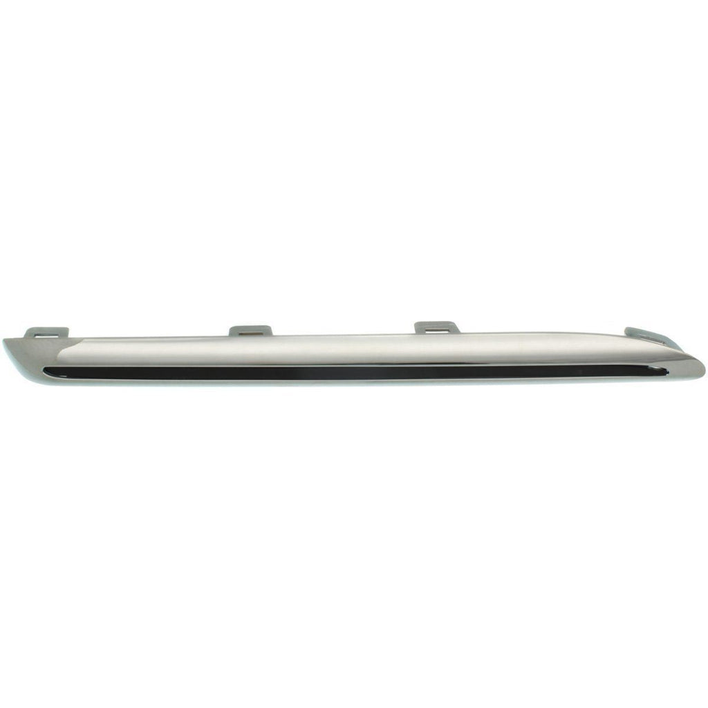 GRILLE MOLDING RH UPPER CHROME W/SPRT PKG