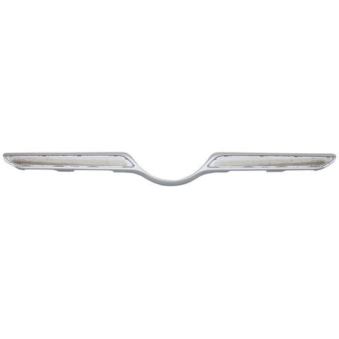 GRILLE MOLDING LOWER CENTER SILVER W/O CAMERA/AMG