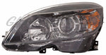 HEAD LAMP LH HALOGEN BLACK HOUSING HQ — photo 1