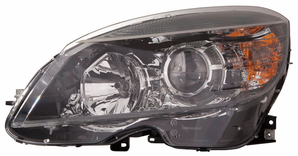 HEAD LAMP LH HALOGEN BLACK HOUSING HQ