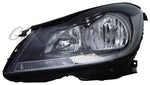 HEAD LAMP LH HALOGEN BLACK HOUSING CPE W/O CORNERING LAMP HQ — photo 1