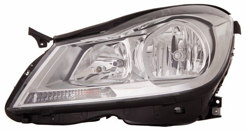HEAD LAMP LH HALOGEN CHROME HOUSING SDN W/O CORNERING LAMP HQ